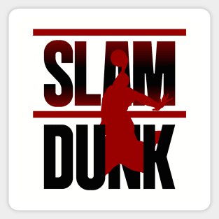 Slamdunk | Basketball | Black red Sticker